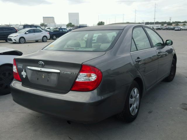 4T1BE32K04U874496 - 2004 TOYOTA CAMRY LE GRAY photo 4