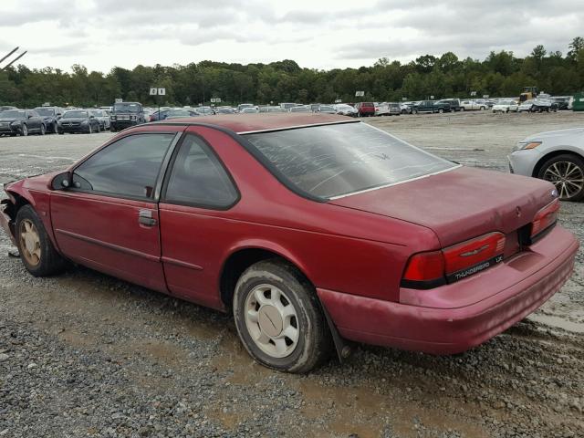 1FALP62W9SH206974 - 1995 FORD THUNDERBIR RED photo 3