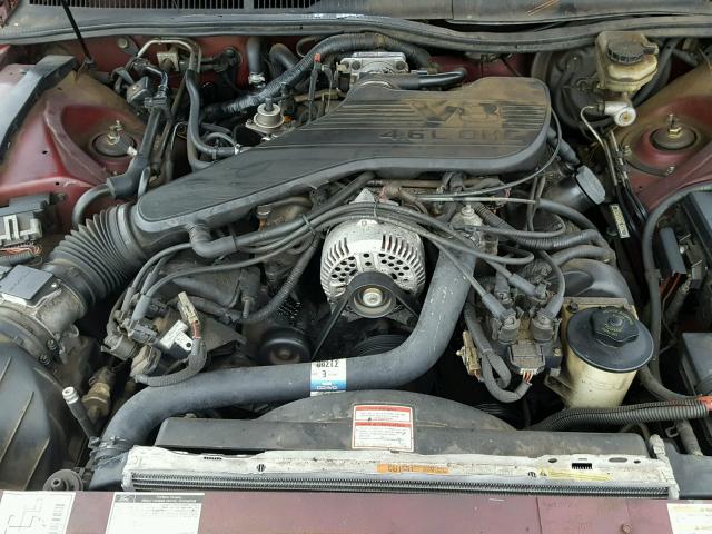 1FALP62W9SH206974 - 1995 FORD THUNDERBIR RED photo 7