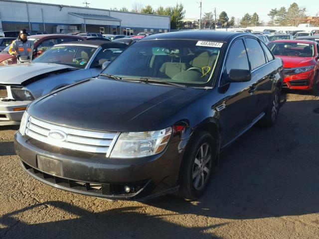 1FAHP27W39G117523 - 2009 FORD TAURUS SEL BLACK photo 2