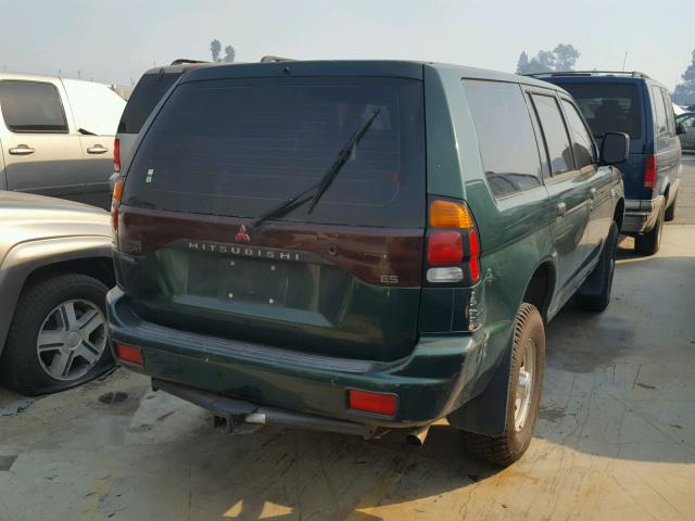 JA4LS21H31P026408 - 2001 MITSUBISHI MONTERO SP GREEN photo 4