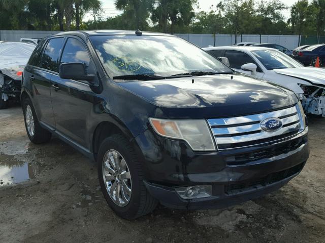 2FMDK39C67BB34283 - 2007 FORD EDGE SEL P BLACK photo 1