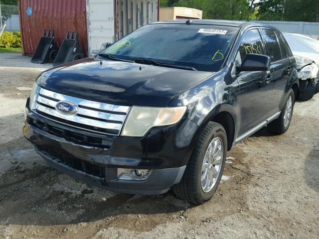 2FMDK39C67BB34283 - 2007 FORD EDGE SEL P BLACK photo 2