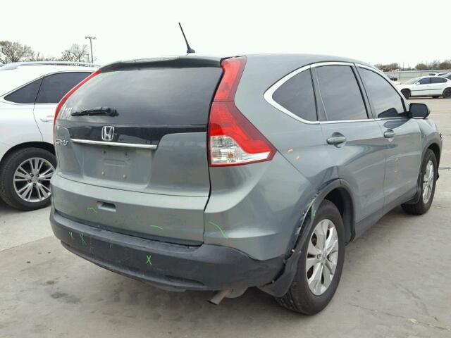 JHLRM3H51CC010121 - 2012 HONDA CR-V EX GREEN photo 4