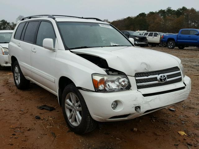 JTEDW21A460007220 - 2006 TOYOTA HIGHLANDER WHITE photo 1