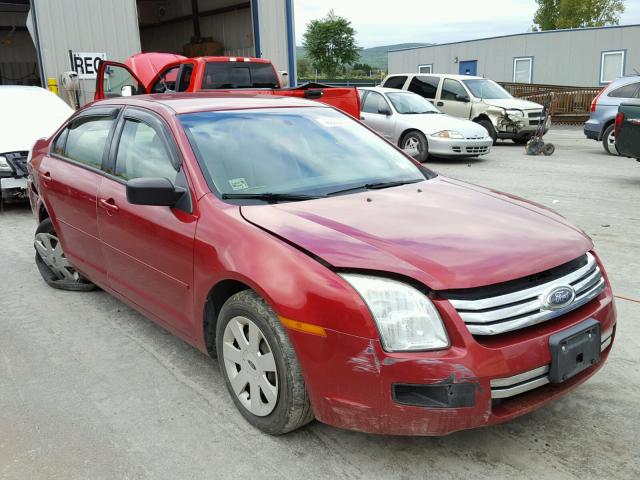 3FAHP06Z78R195441 - 2008 FORD FUSION S RED photo 1