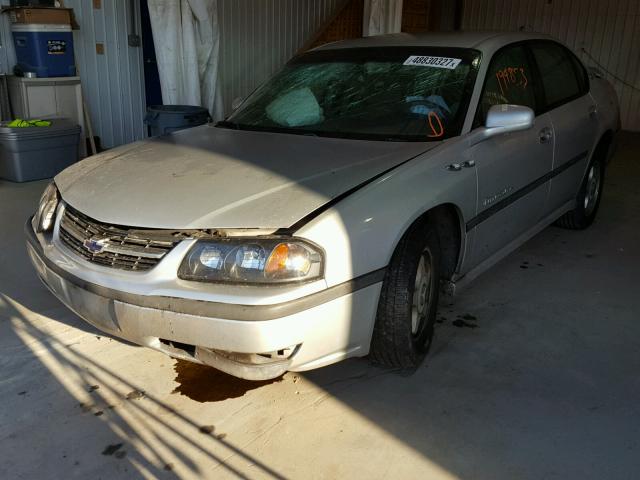 2G1WH55K719212369 - 2001 CHEVROLET IMPALA LS SILVER photo 2