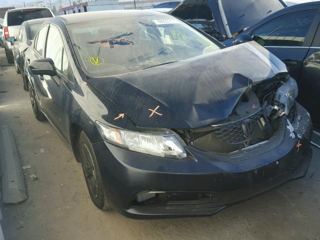 19XFB2F54FE246567 - 2015 HONDA CIVIC LX BLACK photo 1