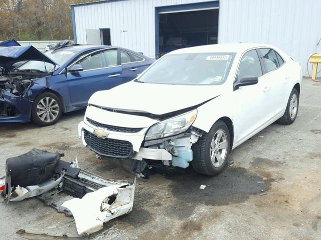 1G11B5SL9EF276693 - 2014 CHEVROLET MALIBU LS WHITE photo 2