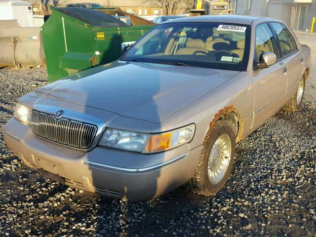 2MEFM75WXWX688201 - 1998 MERCURY GRAND MARQ TAN photo 2