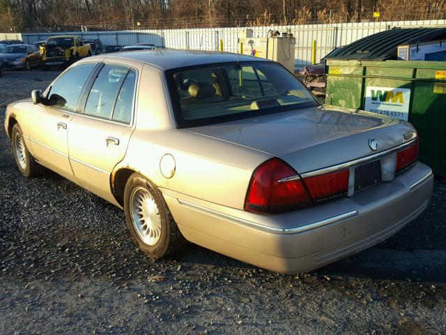 2MEFM75WXWX688201 - 1998 MERCURY GRAND MARQ TAN photo 3