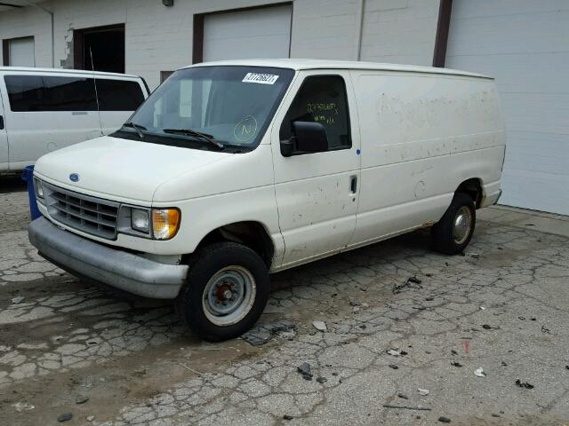 1FTHE24Y4THA50924 - 1996 FORD ECONOLINE WHITE photo 2