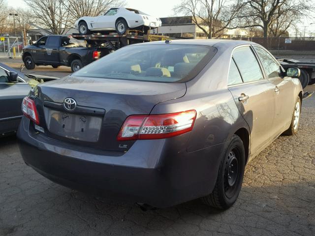 4T4BF3EK0BR204877 - 2011 TOYOTA CAMRY BASE TAN photo 4