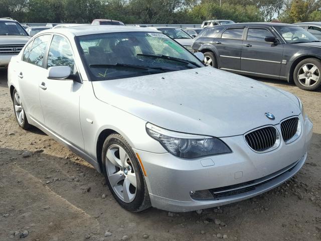 WBANU53568CT13298 - 2008 BMW 528 I SILVER photo 1