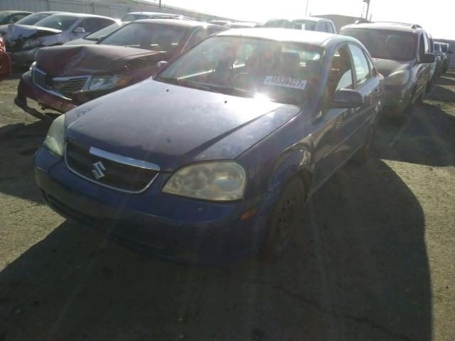 KL5JD56Z66K393114 - 2006 SUZUKI FORENZA BLUE photo 2