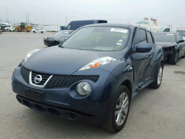 JN8AF5MV8ET483205 - 2014 NISSAN JUKE S BLUE photo 2