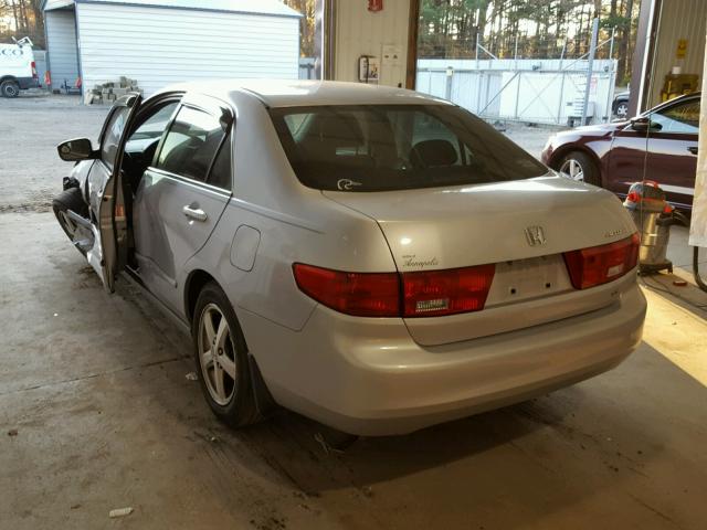 1HGCM56775A000180 - 2005 HONDA ACCORD EX SILVER photo 3