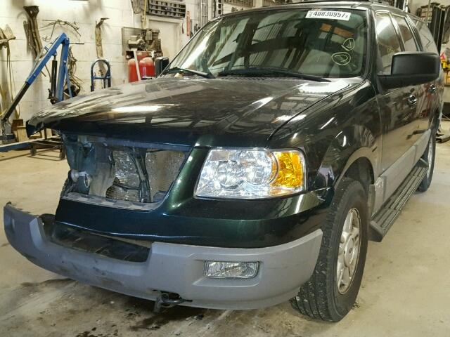 1FMPU16L13LC14438 - 2003 FORD EXPEDITION GREEN photo 2