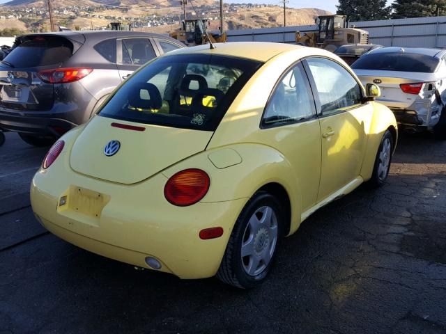 3VWCC21C7XM456896 - 1999 VOLKSWAGEN NEW BEETLE Sarı foto 4