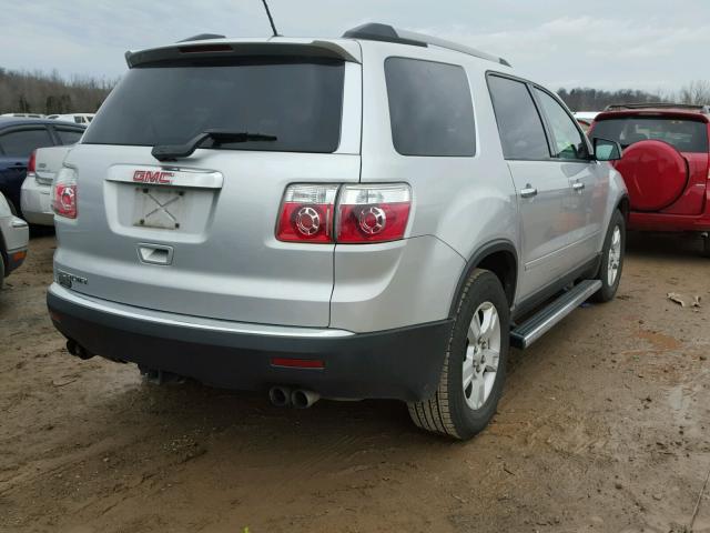 1GKLRKED6AJ177629 - 2010 GMC ACADIA SL GRAY photo 4