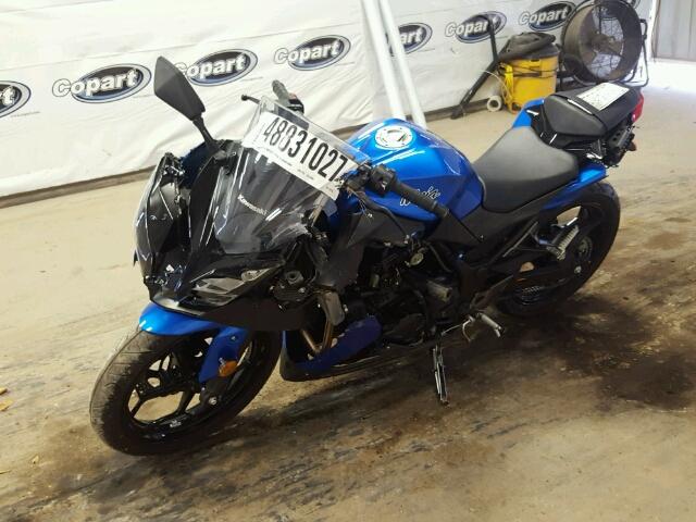 JKAEX8A17HDA32274 - 2017 KAWASAKI EX300 A BLUE photo 9