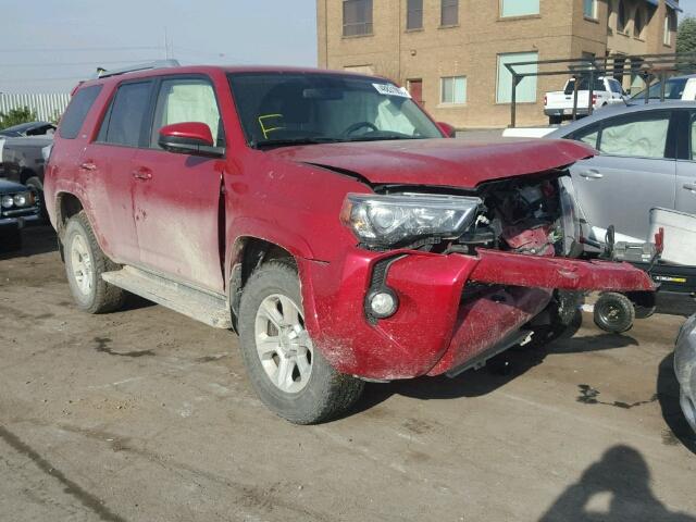 JTEBU5JRXE5155832 - 2014 TOYOTA 4RUNNER SR RED photo 1