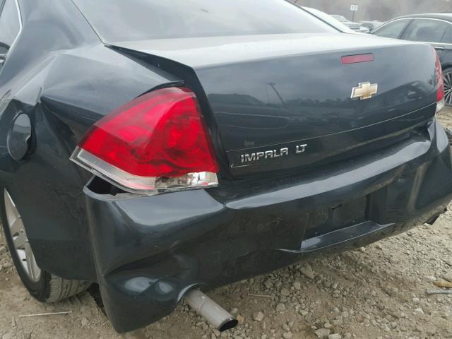 2G1WG5E37D1223161 - 2013 CHEVROLET IMPALA LT BLACK photo 9