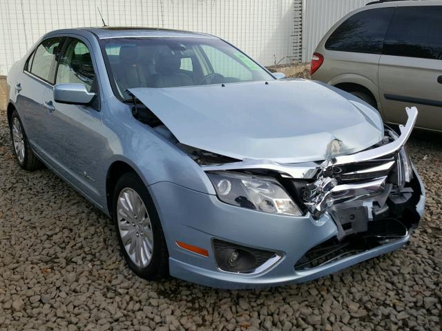 3FADP0L36BR240651 - 2011 FORD FUSION HYB BLUE photo 1