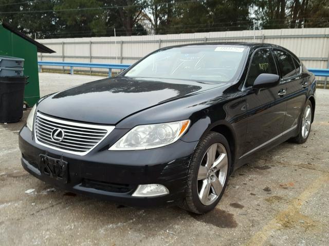 JTHBL46F175037590 - 2007 LEXUS LS 460 BLACK photo 2