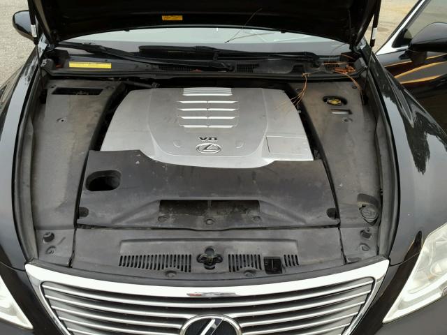 JTHBL46F175037590 - 2007 LEXUS LS 460 BLACK photo 7