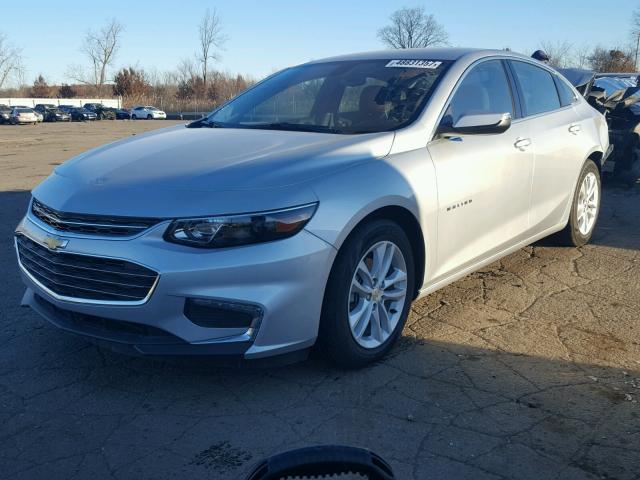 1G1ZE5ST3GF322659 - 2016 CHEVROLET MALIBU LT SILVER photo 2