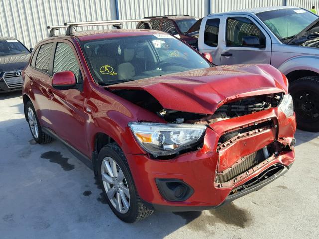 4A4AR3AUXEE028310 - 2014 MITSUBISHI OUTLANDER RED photo 1