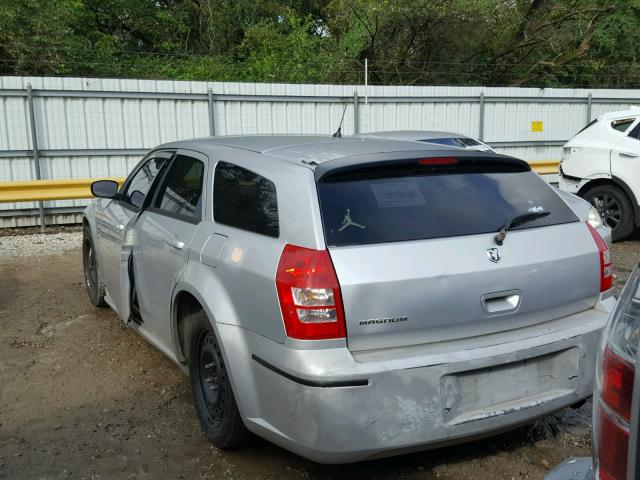 2D4FV47TX8H111619 - 2008 DODGE MAGNUM SILVER photo 3