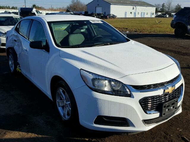 1G11B5SL8FF116984 - 2015 CHEVROLET MALIBU LS WHITE photo 1