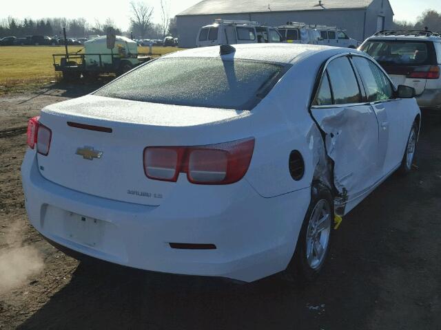 1G11B5SL8FF116984 - 2015 CHEVROLET MALIBU LS WHITE photo 4