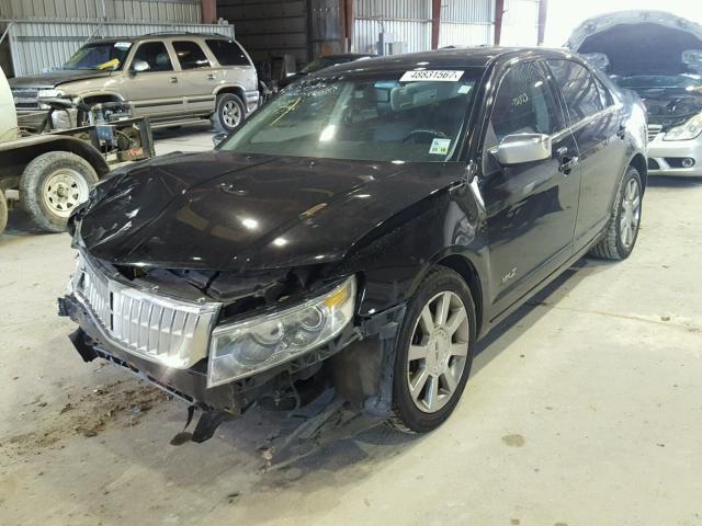 3LNHM26T77R633749 - 2007 LINCOLN MKZ BLACK photo 2