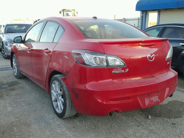 JM1BL1W51D1720562 - 2013 MAZDA 3 S RED photo 3