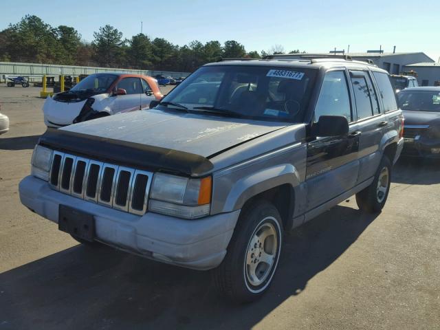 1J4GZ58S6WC102315 - 1998 JEEP GRAND CHER GRAY photo 2