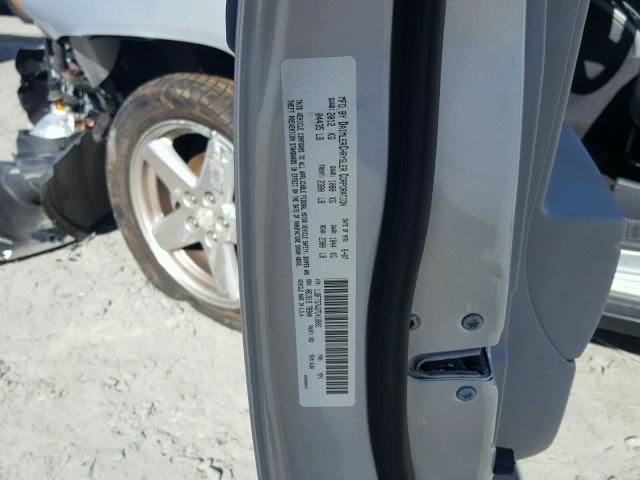 1J8FT57W37D418881 - 2007 JEEP COMPASS LI SILVER photo 10