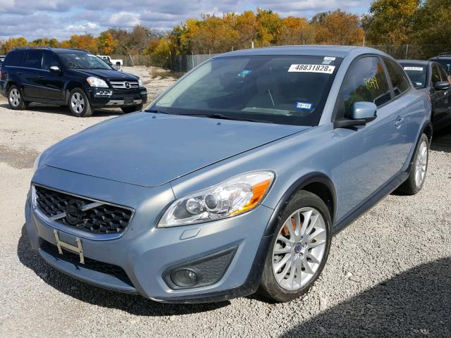 YV1672MK9B2242896 - 2011 VOLVO C30 T5 GRAY photo 2