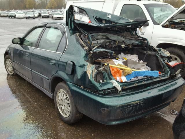 1HGEJ8640YL003794 - 2000 HONDA CIVIC EX GREEN photo 3