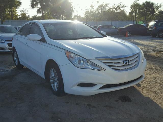 5NPEB4ACXCH469541 - 2012 HYUNDAI SONATA GLS WHITE photo 1