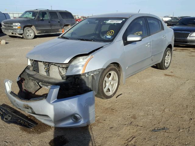 3N1AB6AP5AL698626 - 2010 NISSAN SENTRA 2.0 SILVER photo 2