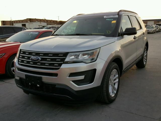 1FM5K7B89HGB14038 - 2017 FORD EXPLORER GRAY photo 2