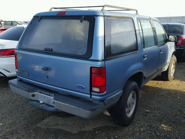 1FMDU34X6MUA30869 - 1991 FORD EXPLORER BLUE photo 4