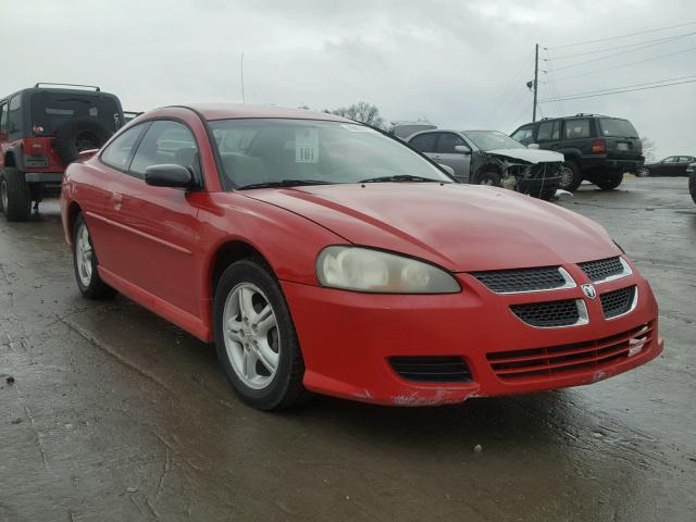 4B3AG42G04E123453 - 2004 DODGE STRATUS SX RED photo 1