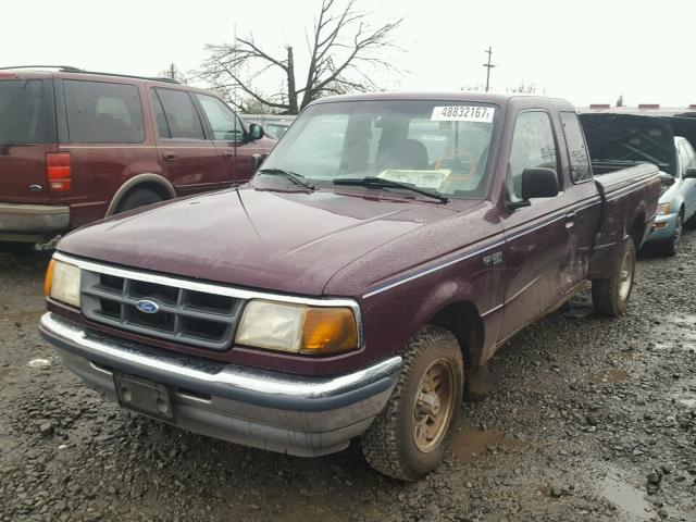 1FTCR14X9RPB77697 - 1994 FORD RANGER SUP PURPLE photo 2