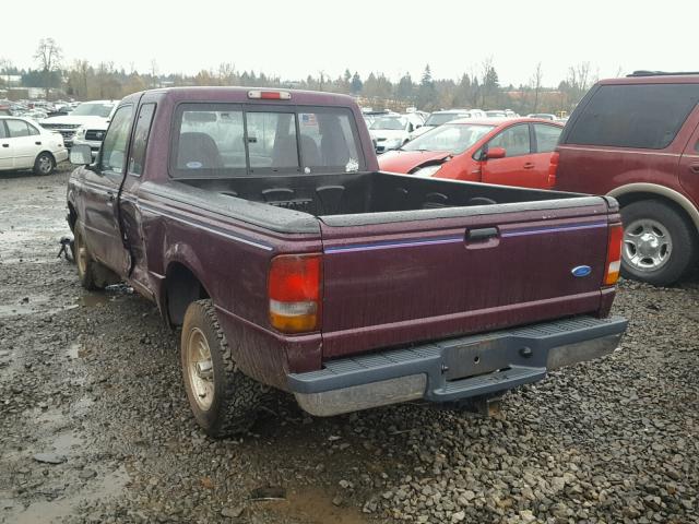 1FTCR14X9RPB77697 - 1994 FORD RANGER SUP PURPLE photo 3