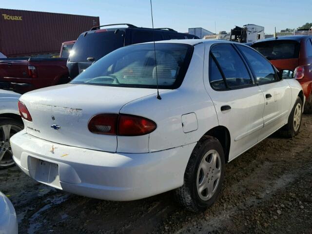 1G1JF5243Y7260632 - 2000 CHEVROLET CAVALIER L WHITE photo 4