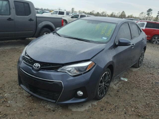 5YFBURHE7EP014749 - 2014 TOYOTA COROLLA L GRAY photo 2